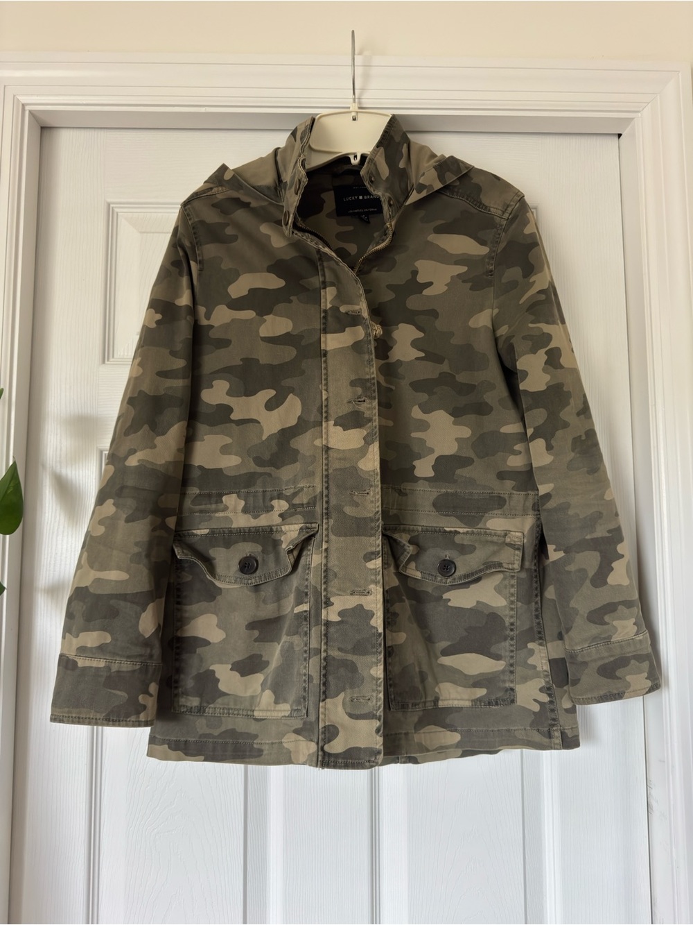 Lucky Brand Green Camo Utility Jacket